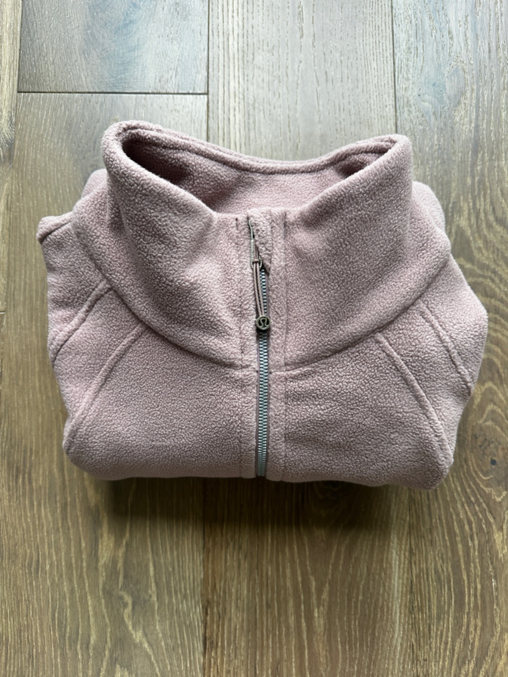 Lululemon Scuba Tumbled Fleece Funnel Neck Full Zip-Twilight Rose